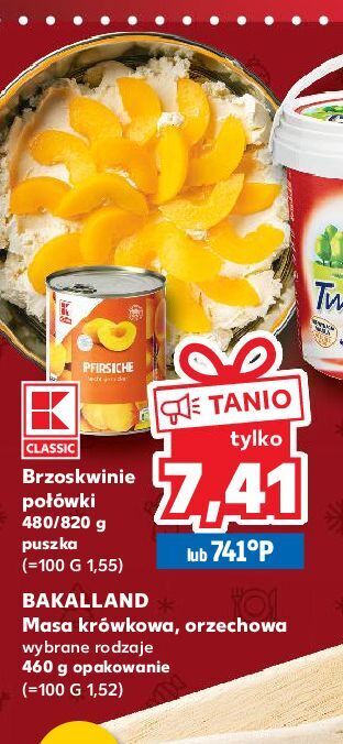 Kaufland Brzoskwinie połówki k-classic oferta