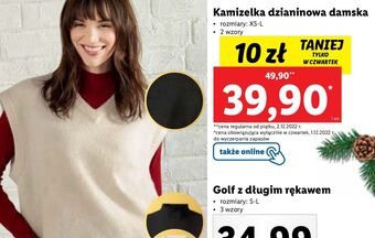 Lidl Kamizelka damska dzianinowa oferta