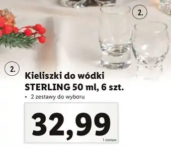 Lidl Kieliszki do wódki sterling 50 ml krosno s.a. oferta