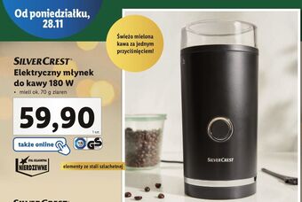 Lidl Elektryczny młynek do kawy 180 w silvercrest oferta
