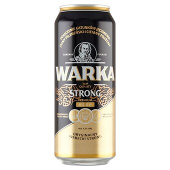 Dino Warka strong piwo jasne 500 ml oferta