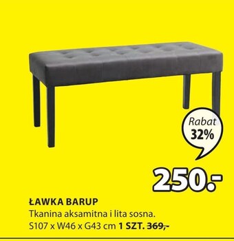 JYSK Ławka oferta