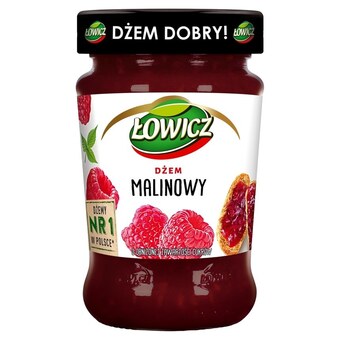 Stokrotka Optima Łowicz dżem malinowy o obniżonej zawartości cukrów 280 g oferta