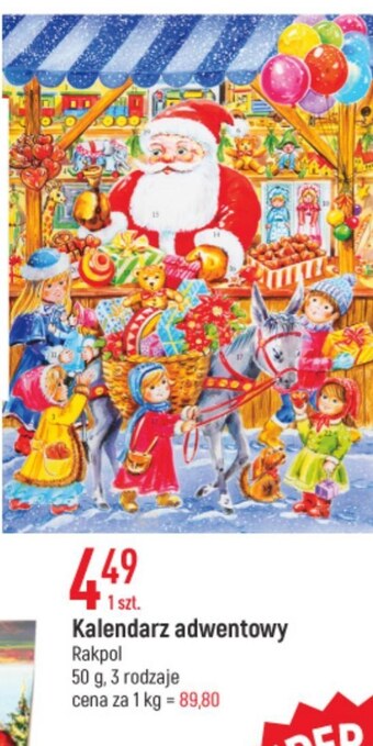 E.Leclerc Kalendarz adwentowy rakpol oferta