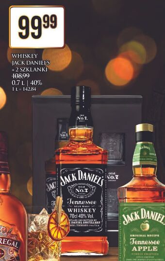 Dino Whiskey + 2 szklanki jack daniel's old no. 7 oferta