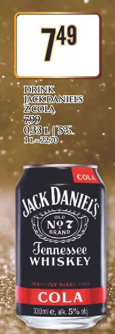 Dino Drink jack daniel's & cola oferta