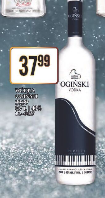 Dino Wódka ogiński vodka oferta
