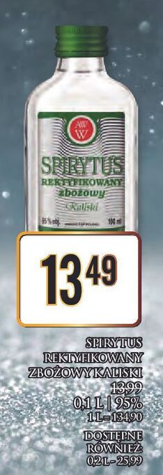 Dino Spirytus zbożowy kaliski oferta