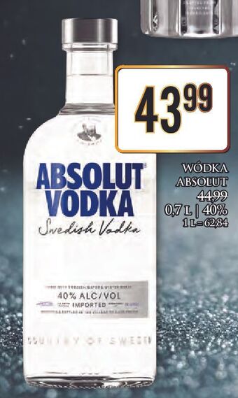 Wódka absolut vodka
