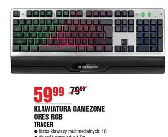 E.Leclerc Klawiatura gamezone ores rgb tracer oferta