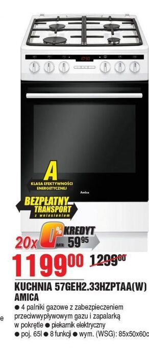 E.Leclerc Kuchnia 57geh2.33hzptaa(w) amica oferta