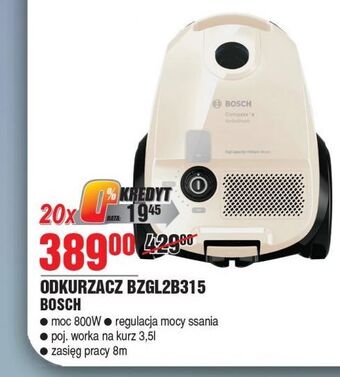 E.Leclerc Odkurzacz bzgl2b315 bosch oferta