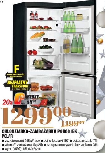 E.Leclerc Lodówka pob 601 ek polar oferta