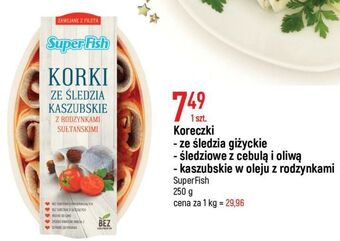 E.Leclerc Korki ze śledzia z cebulką oliwą oliwek superfish oferta