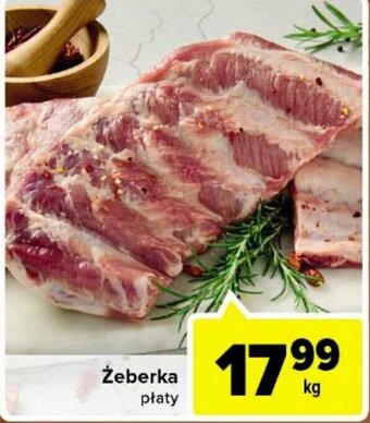 Carrefour Market Żeberka płaty 1kg oferta
