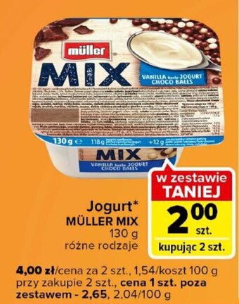 Carrefour Express Muller mullermilch mix jogurt 130g oferta