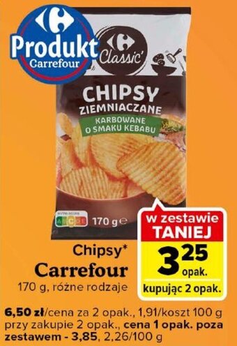 Carrefour Express Carrefour chipsy 170g oferta