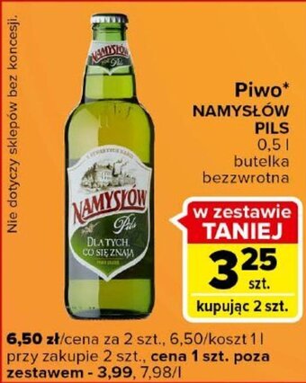 Carrefour Express Namysłów piwo pils 0,5l oferta