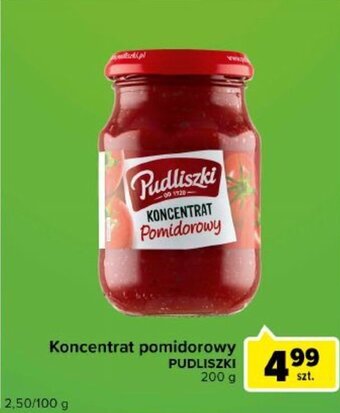 Carrefour Express Pudliszki koncentrat pomidorowy 200g oferta