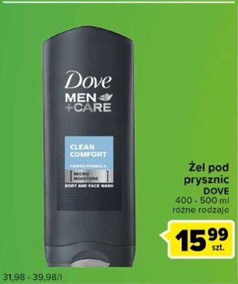 Dove żel pod prysznic 400-500ml