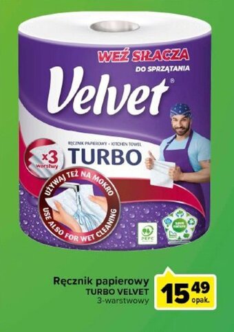 Carrefour Express Velvet ręcznik papierowy turbo oferta