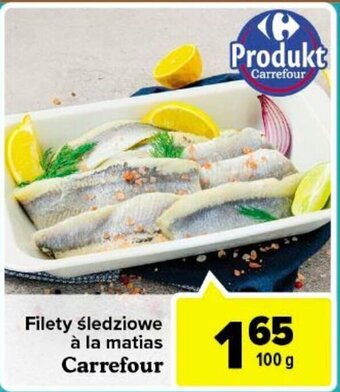 Carrefour Carrefour filety śledziowe a la matias 100g oferta