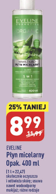 ALDI Eveline płyn micelarny opak. 400ml oferta