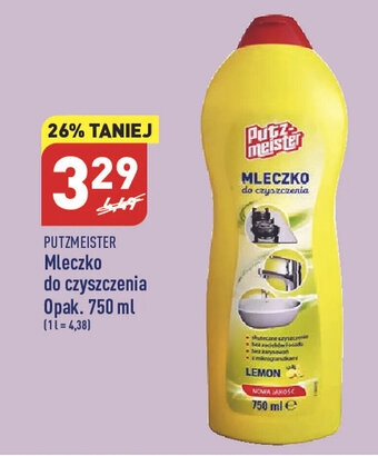 ALDI Putzmeister mleczko do czyszczenia opak. 750ml oferta
