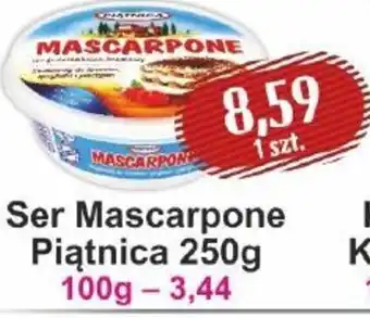 Społem SOT mleczna rodzina piątnica ser mascarpone 250g oferta