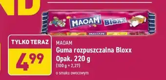 ALDI Guma rozpuszczalna Bloxx 220g oferta