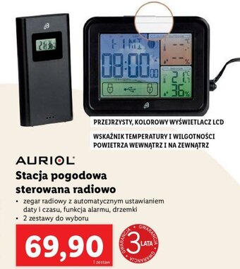 Lidl Stacja pogodowa sterowana radiowo oferta