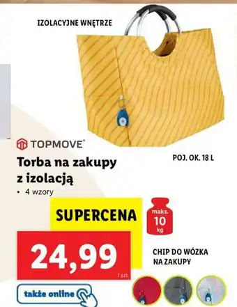 Lidl Torba na zakupy z izolacją oferta