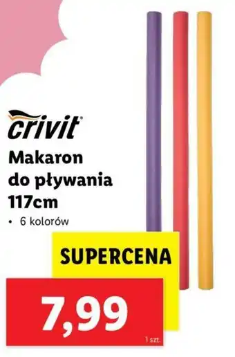 Lidl Makaron do pływania 117cm oferta