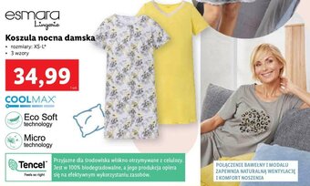 Lidl Koszula nocna damska oferta