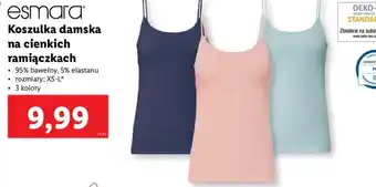 Lidl Koszulka na cienkich ramiączkach oferta