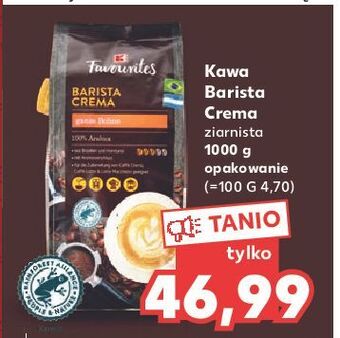 Kaufland Kawa crema k-classic favourites oferta