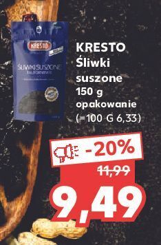 Kaufland Śliwki suszone kalifornijskie kresto oferta