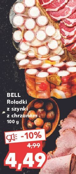 Kaufland Roladki z szynki chrzanem bell polska oferta
