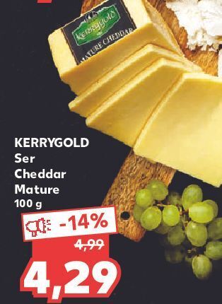 Kaufland Ser cheddar mature kerrygold oferta