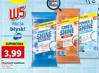 Lidl Chusteczki nawilżane do mebli i skóry w5 oferta