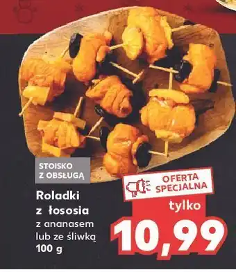 Kaufland Roladki z łososia ananasem oferta