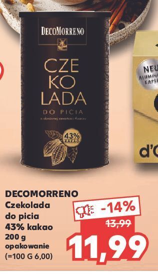 Kaufland Czekolada do picia puszka decomorreno oferta
