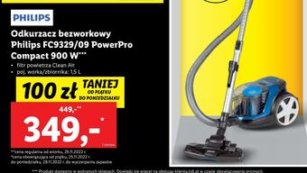 Lidl Odkurzacz fc9329/09 philips oferta