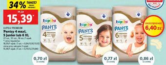 Lidl Pieluchomajtki 6 extra large lupilu pants premium oferta