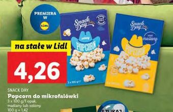 Lidl Popcorn solony snack day oferta