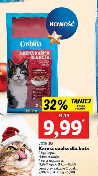Lidl Karma dla kota z wołowiną coshida oferta