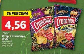 Lidl Chipsy karmelizowana cebulka crunchips x-cut oferta