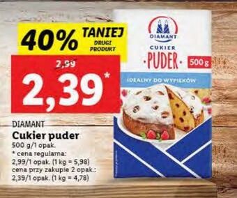 Lidl Cukier puder diamant oferta