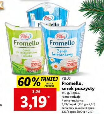 Lidl Serek ze szczypiorkiem pilos fromello oferta