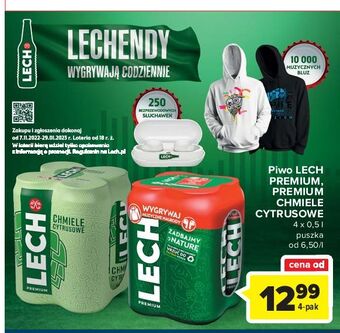 Carrefour Piwo lech free chmiele cytrusowe oferta